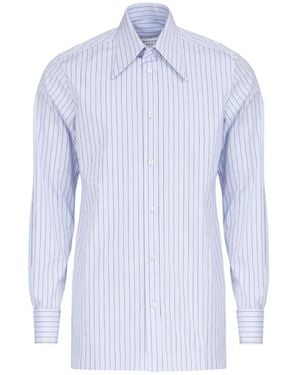 Maison Margiela Long Sleeves Shirt - Blue