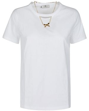 Elisabetta Franchi Tshirt - White