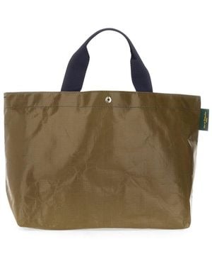 Herve Chapelier Medium Shopping Bag - Green