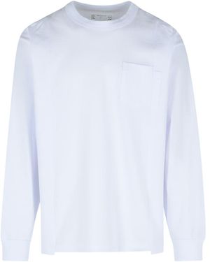 Sacai Cotton T-Shirt - White