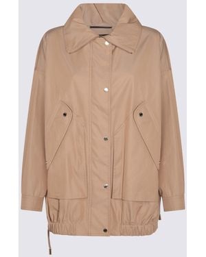 Moorer Camel Casual Jacket - Natural