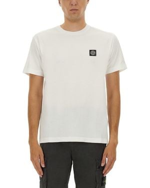 Stone Island Slim Fit T-shirt - White