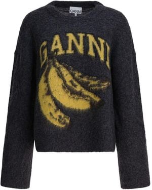 Ganni "Banana" Jumper - Black
