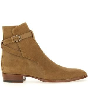 Saint Laurent Boot Wyatt 30 Jodhpur - Brown