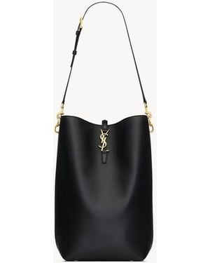 Saint Laurent Long "Le 37" Shoulder Bag - Black
