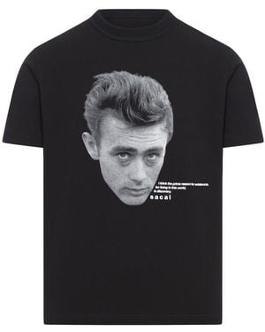 Sacai T-Shirts - Black