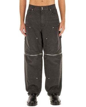 Givenchy Zip-Detail Jeans - Black