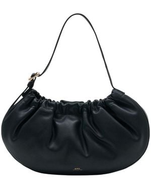 A.P.C. Ninon Hoop Purse - Black