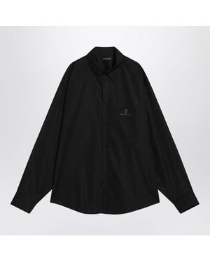Balenciaga Shirt With Logo - Black