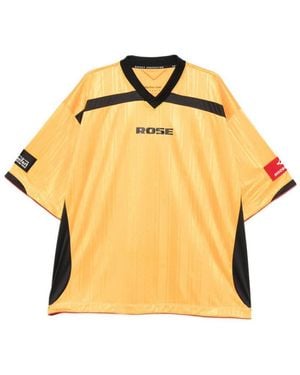 Martine Rose Football T-Shirt - Yellow