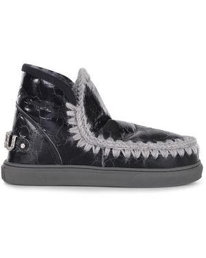 Mou Boots "Sneakers Metal Logo" - Black