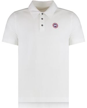 Canada Goose Polo Beckley In Cotton Piqué - White