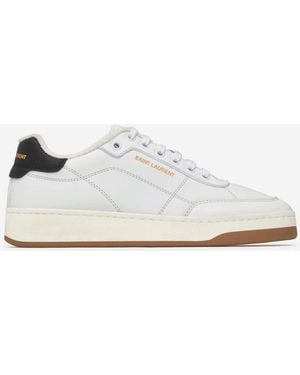 Saint Laurent Sl/61 Leather Sneakers - White