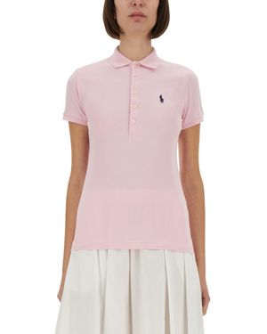 Polo Ralph Lauren Polo With Logo - Purple