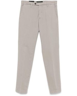 Michael Coal Stretch Trousers - Grey