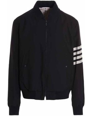 Thom Browne Bomber '4 Bar' - Black