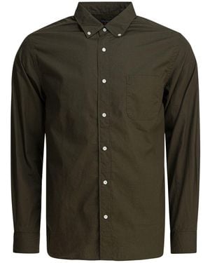 Beams Plus "Bd Color Board" Shirt - Green