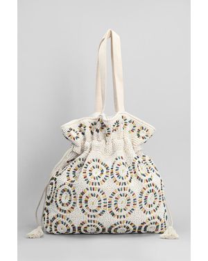 Antik Batik Baramba Hand Bag - White