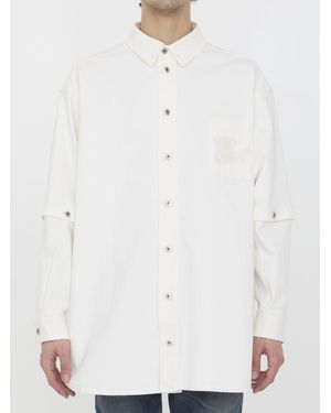 Off-White c/o Virgil Abloh 90S Logo Overshirt - White