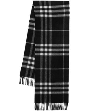 Burberry Giant Check Scarf - Black