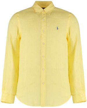 Polo Ralph Lauren Linen Shirt - Yellow