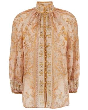 Zimmermann Acacia Billow Blouse - Natural