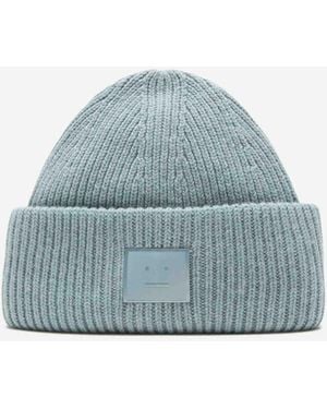Acne Studios Wool Knit Hat - Blue