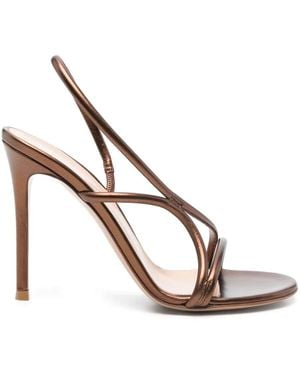 Gianvito Rossi High Heel Sandal - Metallic