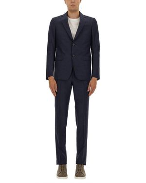 ZEGNA "One Hundred And Twenty Thousand" Wool Dress - Blue