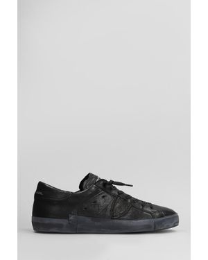 Philippe Model Prsx Low Sneakers - Black