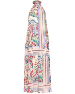 Liu Jo Multicoloured Long Dress - White