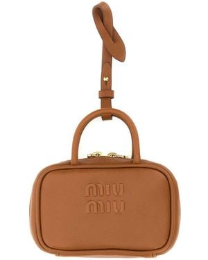 Miu Miu Key Tag - Brown