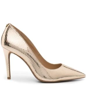 Michael Kors Patent Leather Court Shoes - Natural