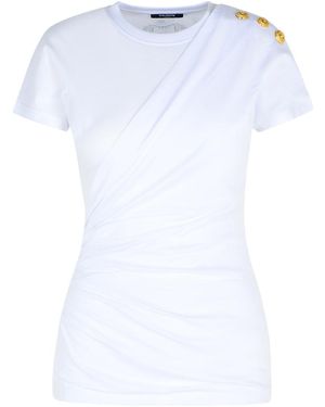 Balmain Cotton T-Shirt - White