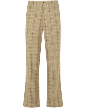 Amiri Virgin Wool Blend Pants - Natural