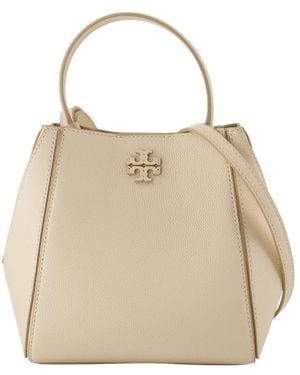 Tory Burch Mcgraw Small Bag - Natural
