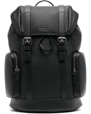 Michael Kors "hudson" City Buckle Backpack Bags - Black
