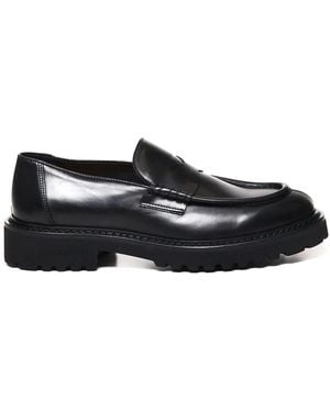 Doucal's Loafers "penny" Parabout Shoes - Black