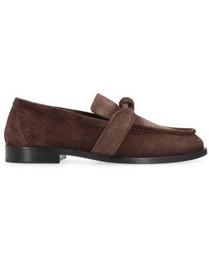 Bottega Veneta Astaire Suede Loafers - Brown