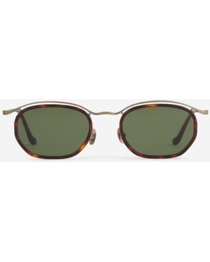 Matsuda Oval Sunglasses - Green