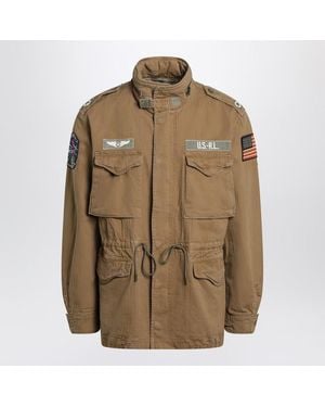Polo Ralph Lauren Sandcolored Military Jacket - Brown