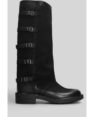 METISSE Low Heels Boots - Black