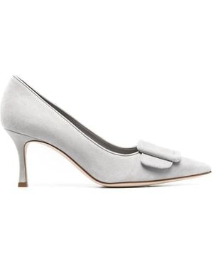 Manolo Blahnik With Heel - White