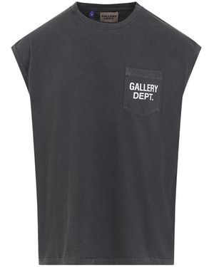 GALLERY DEPT. Sleeveless Cotton Blend Tee For - Black