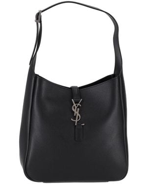Saint Laurent Bo Mng S Le 5A7 E_Silk Ani - Black