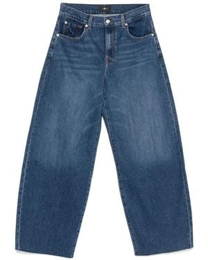 7 For All Mankind Bonnie Denim Baggy Jeans - Blue