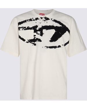 DIESEL Cotton T-Shirt - Black