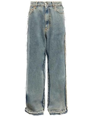 MM6 by Maison Martin Margiela Wide-Leg Jeans - Blue