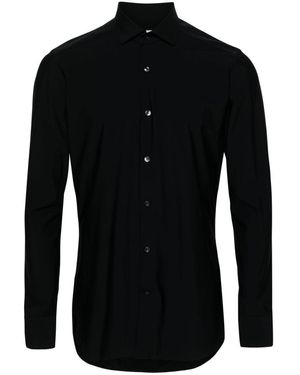 Tintoria Mattei 954 Bi Stretch Shirt - Black
