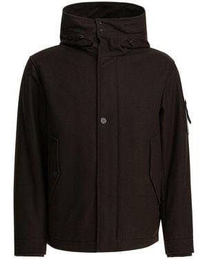 Stone Island Ghost" Waterproof Down Jacket - Black